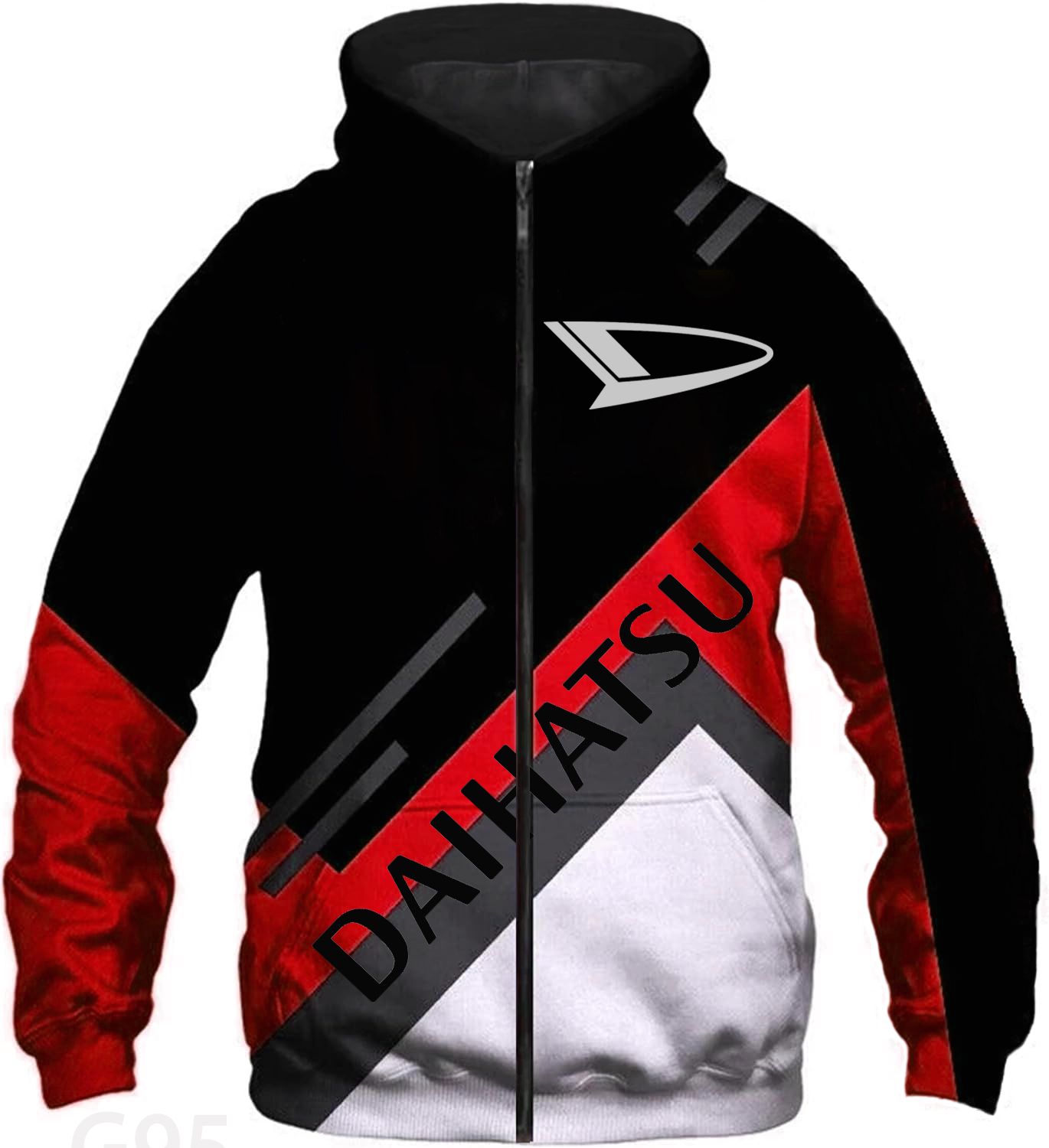 Daihatsu Hoodie Zip Hoodie 3D 1 Daihatsu Hoodie Zip Hoodie 3D