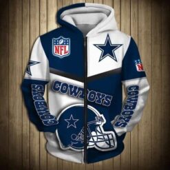 Dallas Cowboys 2 Hoodie Zip Hoodie 3D