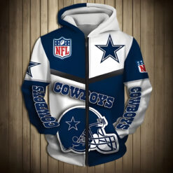 Dallas Cowboys 2 Hoodie Zip Hoodie 3D