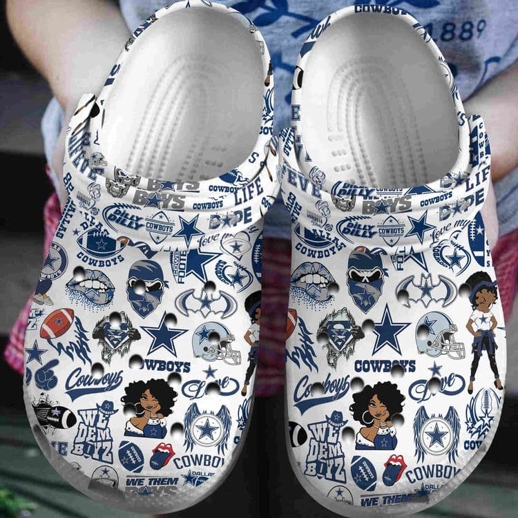 Dallas Cowboys 2G Soft Clogs 1 Dallas Cowboys 2G Soft Clogs