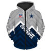 Dallas Cowboys 5 Hoodie Zip Hoodie 3D