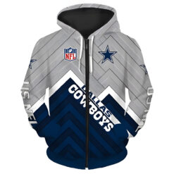 Dallas Cowboys 5 Hoodie Zip Hoodie 3D