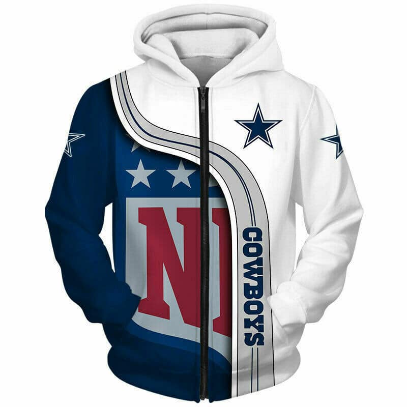 Dallas Cowboys 7 Hoodie Zip Hoodie 3D 1 Dallas Cowboys 7 Hoodie Zip Hoodie 3D