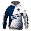 Dallas Cowboys Hoodie Zip Hoodie 3D