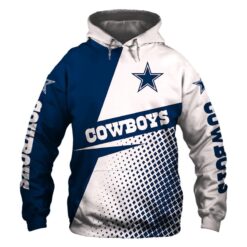 Dallas Cowboys Hoodie Zip Hoodie 3D