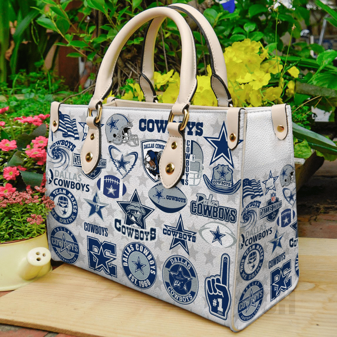 Dallas Cowboys Leather Handbag 1 Dallas Cowboys Leather Handbag