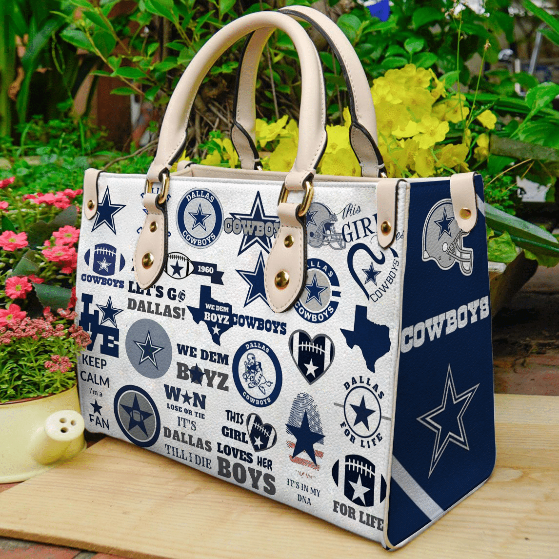 Dallas Cowboys Leather Handbag 1 Dallas Cowboys Leather Handbag