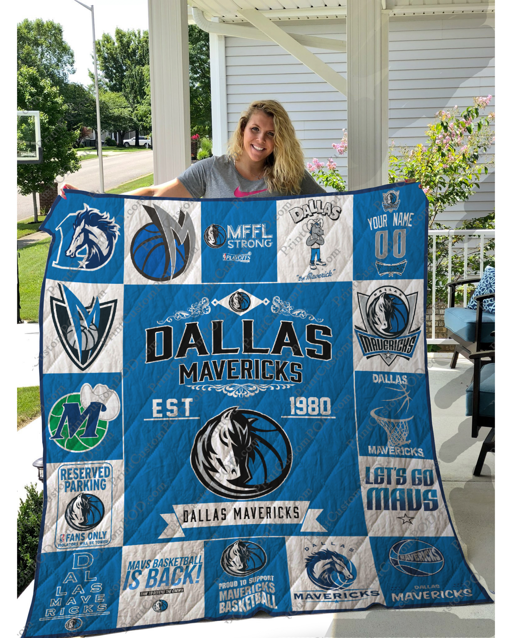 Dallas Mavericks Blanket 1 Dallas Mavericks Blanket