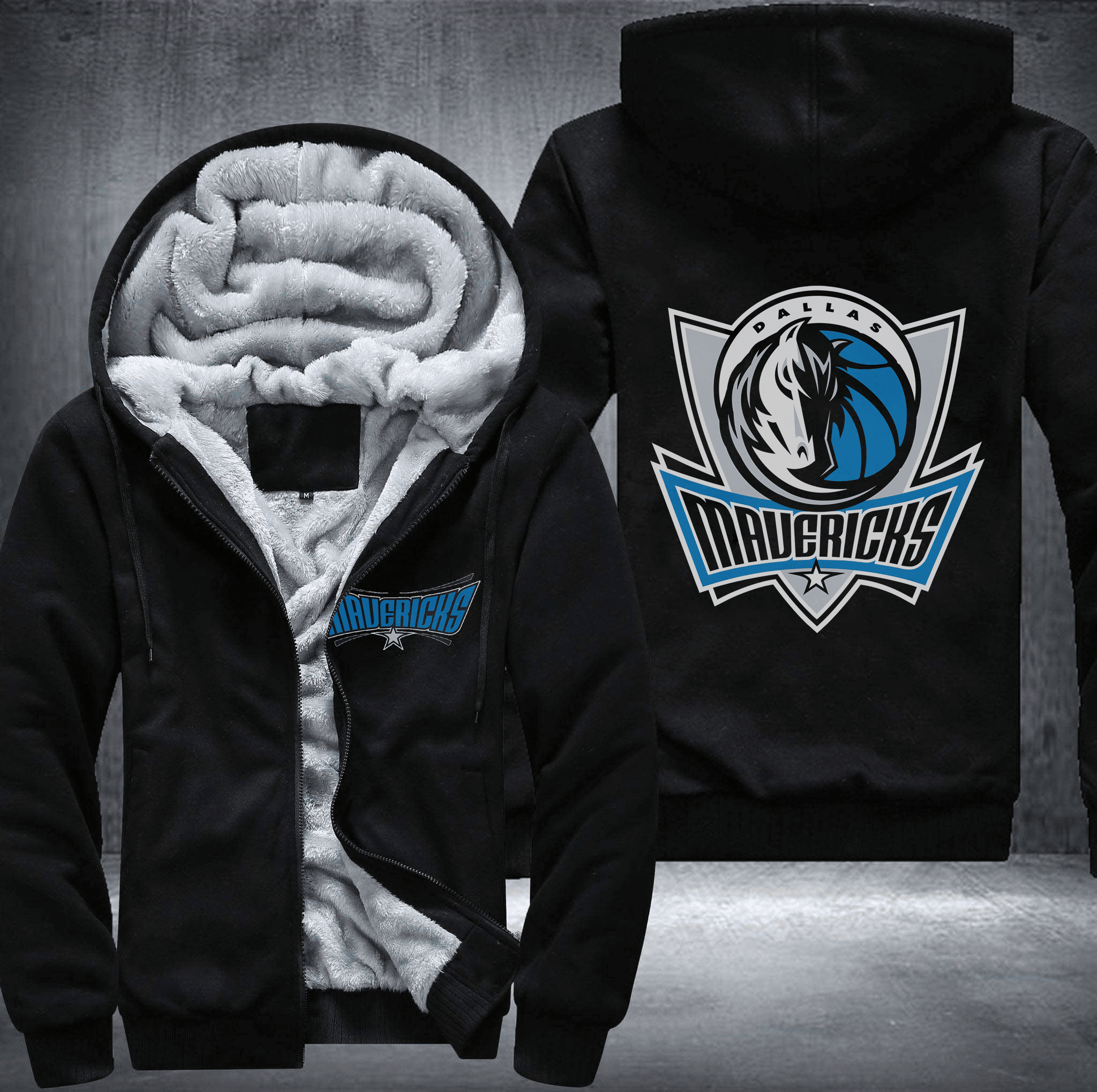 Dallas Mavericks Fleece Jacket 1 Dallas Mavericks Fleece Jacket