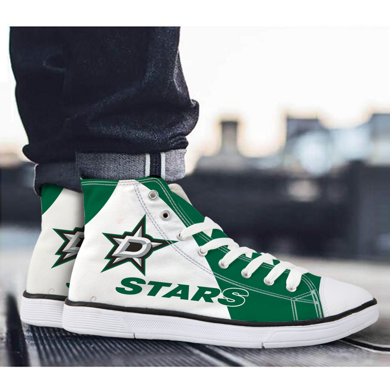 Dallas Stars High Top Shoes 1 Dallas Stars High Top Shoes