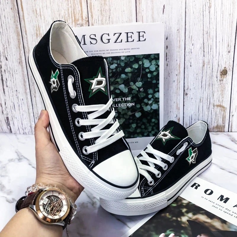 Dallas Stars Low Top Shoes 1 Dallas Stars Low Top Shoes