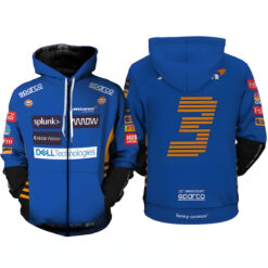 Daniel Ricciardo Hoodie Zip Hoodie 3D