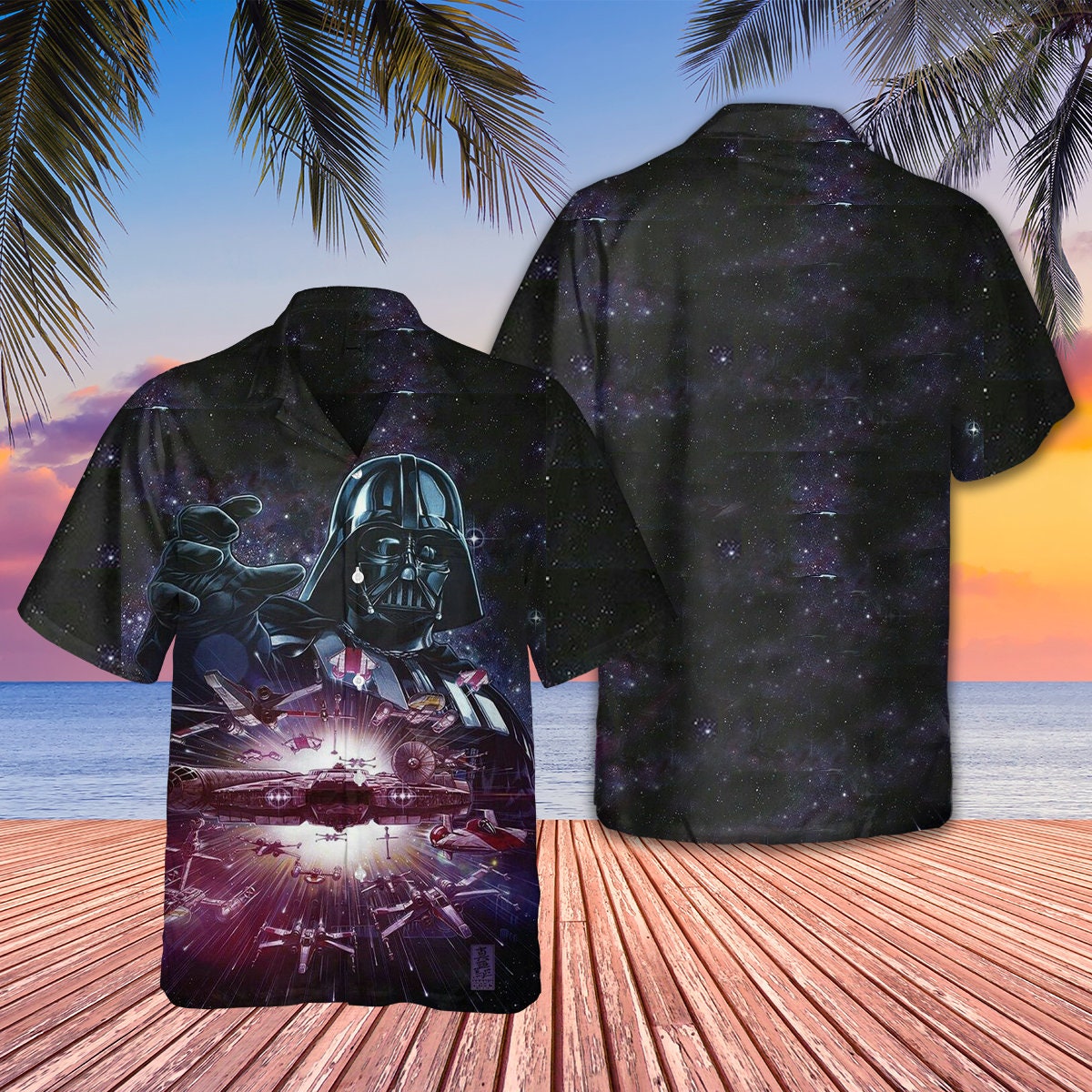 Darth Vader Hawaiian Shirt 1 Darth Vader Hawaiian Shirt