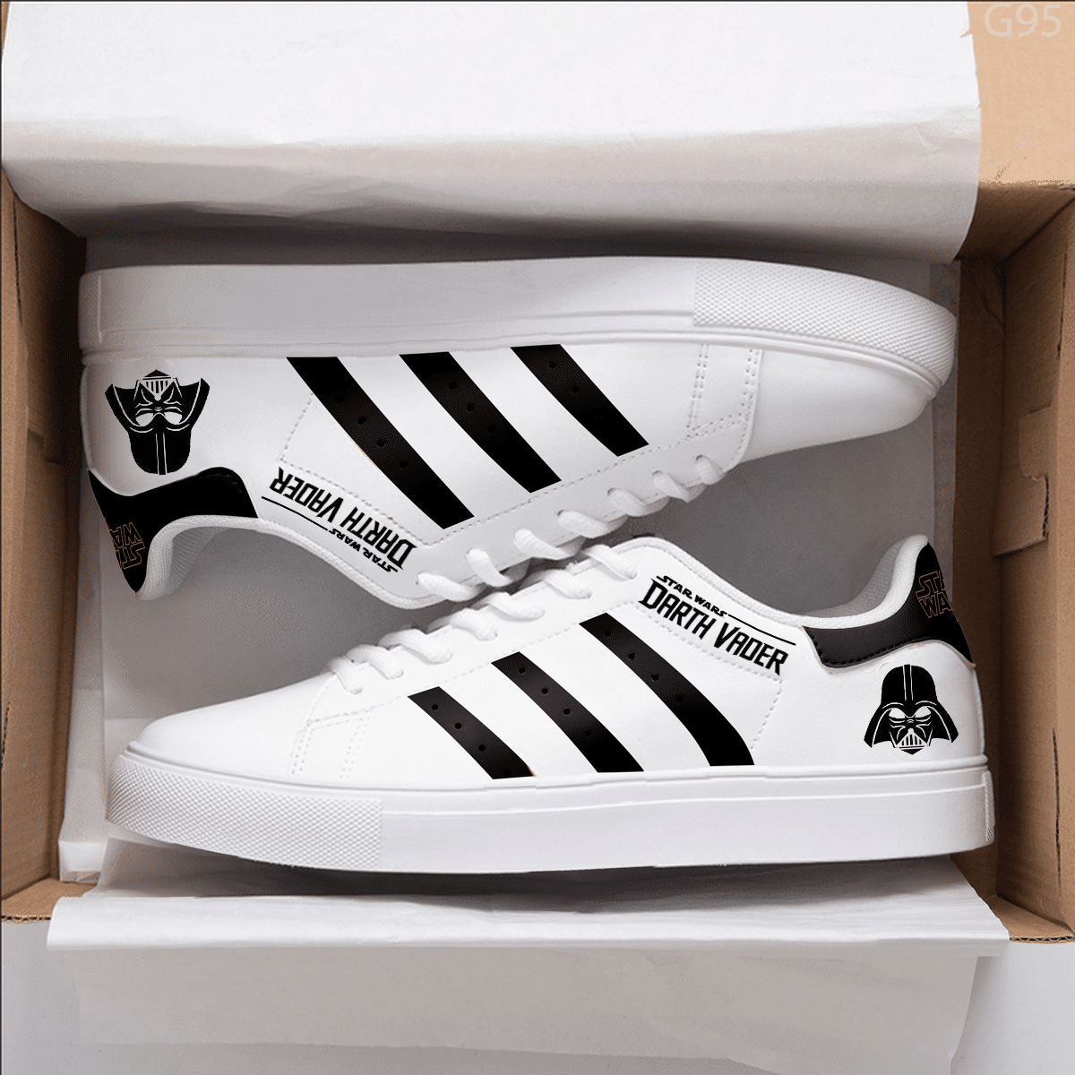 Darth Vader Stan Smith Shoes 1 Darth Vader Stan Smith Shoes