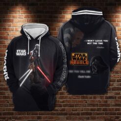 Darth Vader Star Wars Hoodie Zip Hoodie 3D