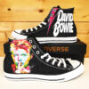 David Bowie 1G High Top Shoes