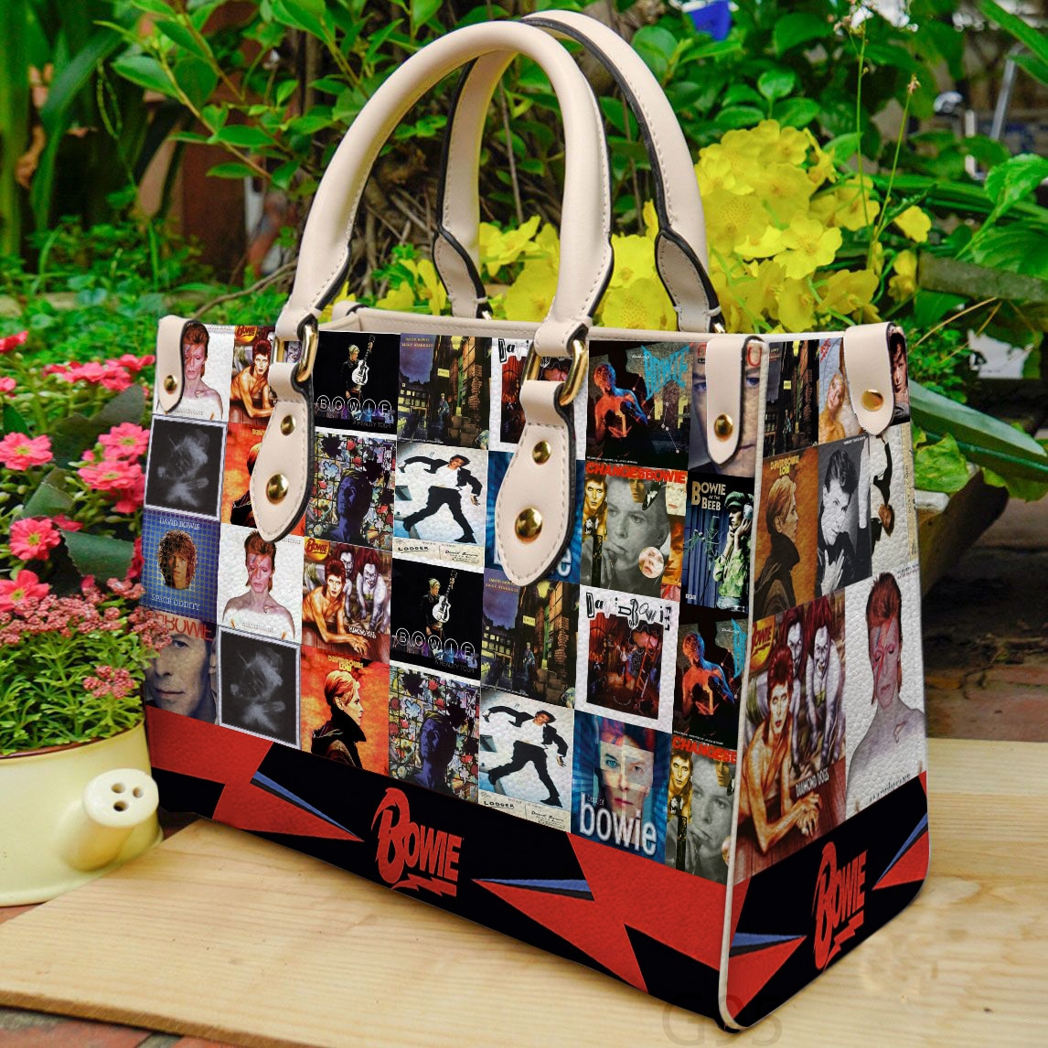 David Bowie Leather Handbag 1 David Bowie Leather Handbag