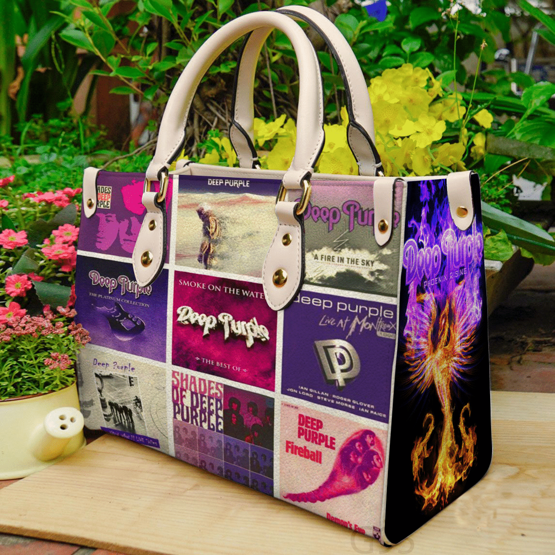 Deep Purple 1 Leather Handbag 1 Deep Purple 1 Leather Handbag