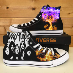 Deep Purple High Top Shoes