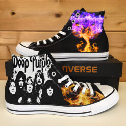 Deep Purple High Top Shoes