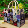 Deep Purple Leather Handbag