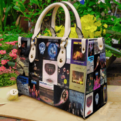 Deep Purple Leather Handbag