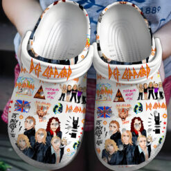 Def Leppard Clogs Shoes