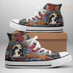 Def Leppard High Top Shoes