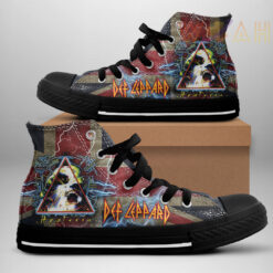 Def Leppard High Top Shoes