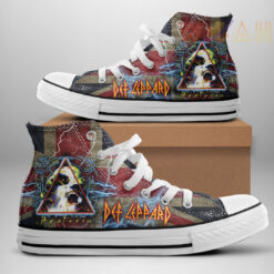 Def Leppard High Top Shoes