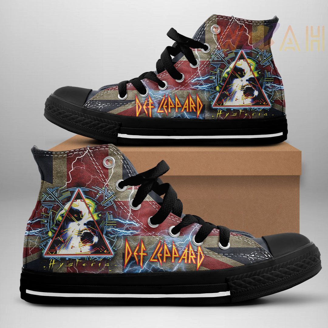Def Leppard High Top Shoes 1 Def Leppard High Top Shoes