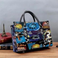 Def Leppard Leather Handbag