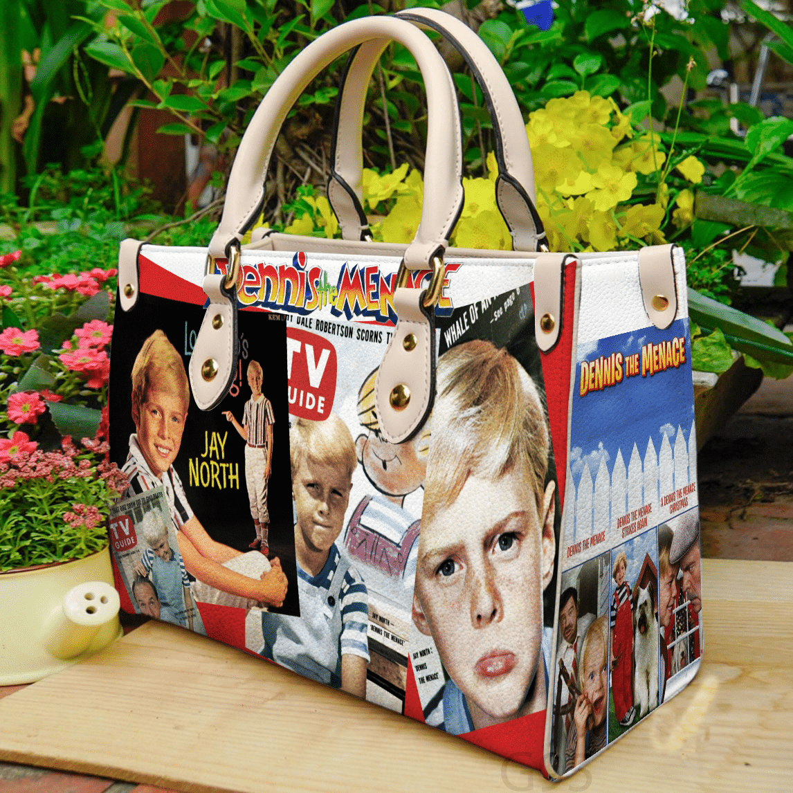 Dennis The Menace Leather Handbag 1 Dennis The Menace Leather Handbag