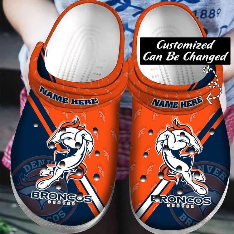 Denver Broncos 1 Soft Clogs 1 Denver Broncos 1 Soft Clogs