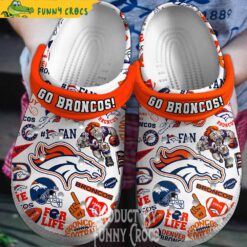 Denver Broncos Soft Clogs