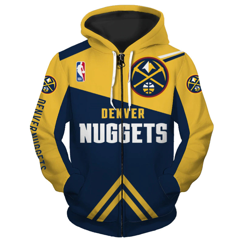 Denver Nuggets Hoodie Dress 3D 1 Denver Nuggets Hoodie Dress 3D