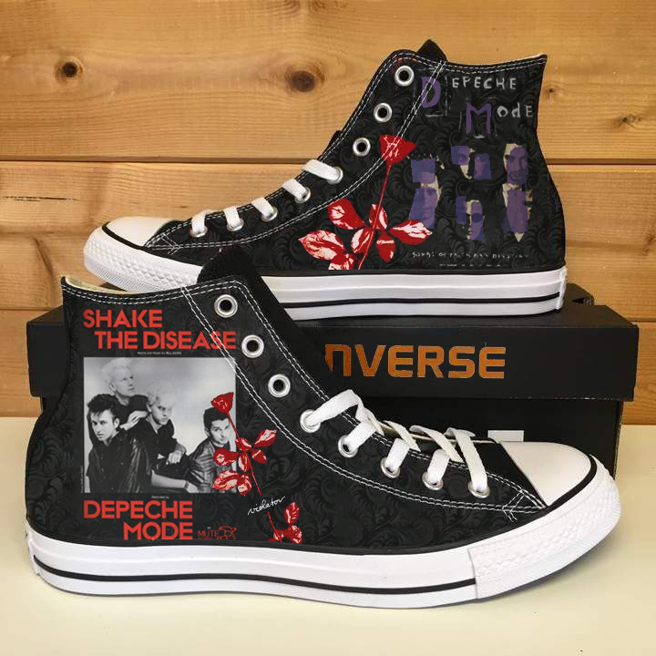 Depeche Mode A2 High Top Shoes 1 Depeche Mode A2 High Top Shoes