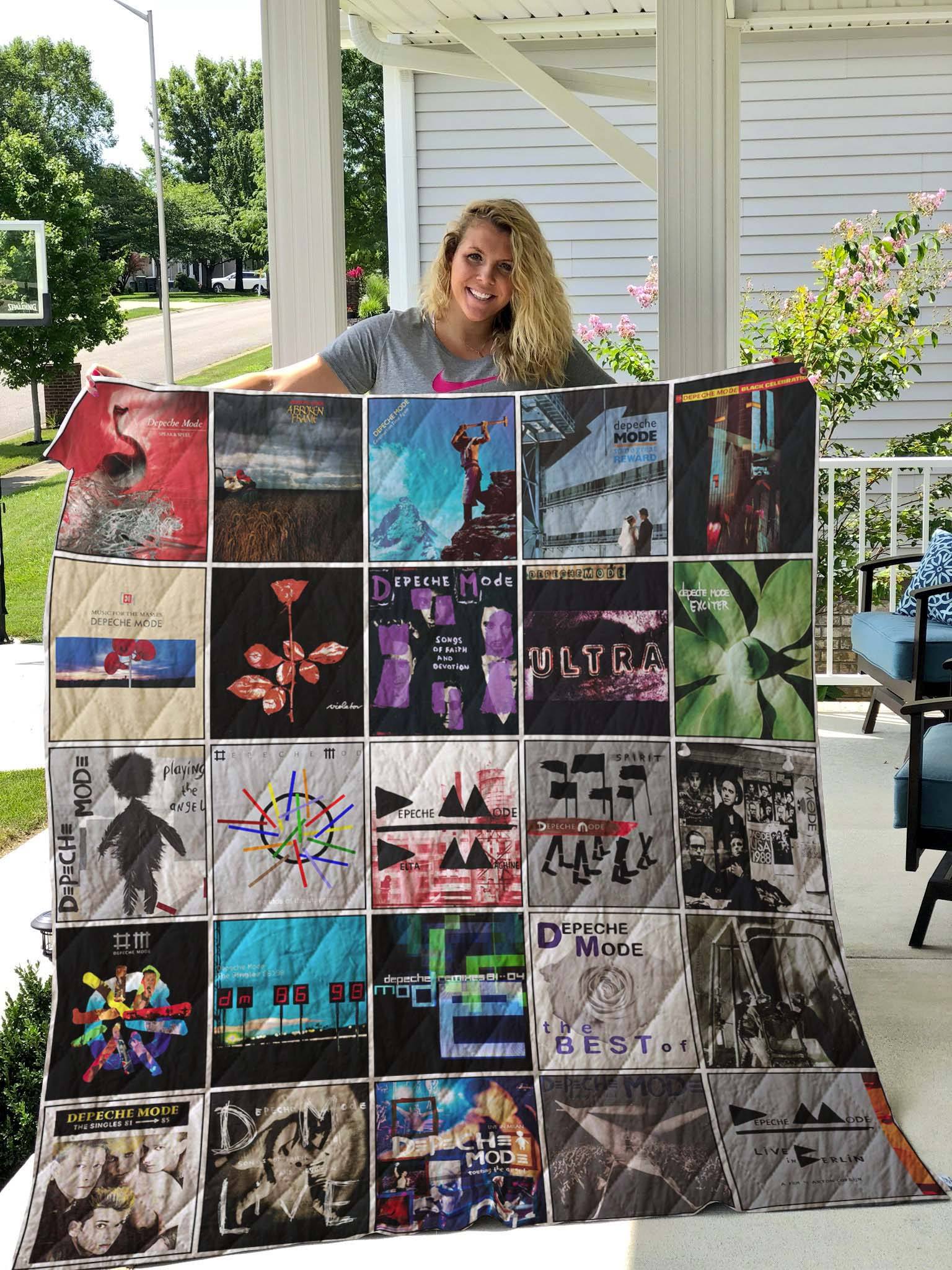 Depeche Mode Band Blanket 1 Depeche Mode Band Blanket