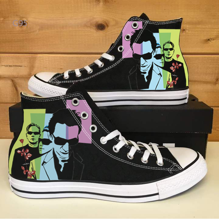 Depeche Mode High Top Shoes 1 Depeche Mode High Top Shoes