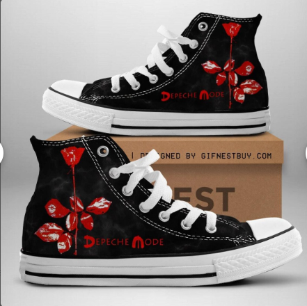 Depeche Mode High Top Shoes 1 Depeche Mode High Top Shoes