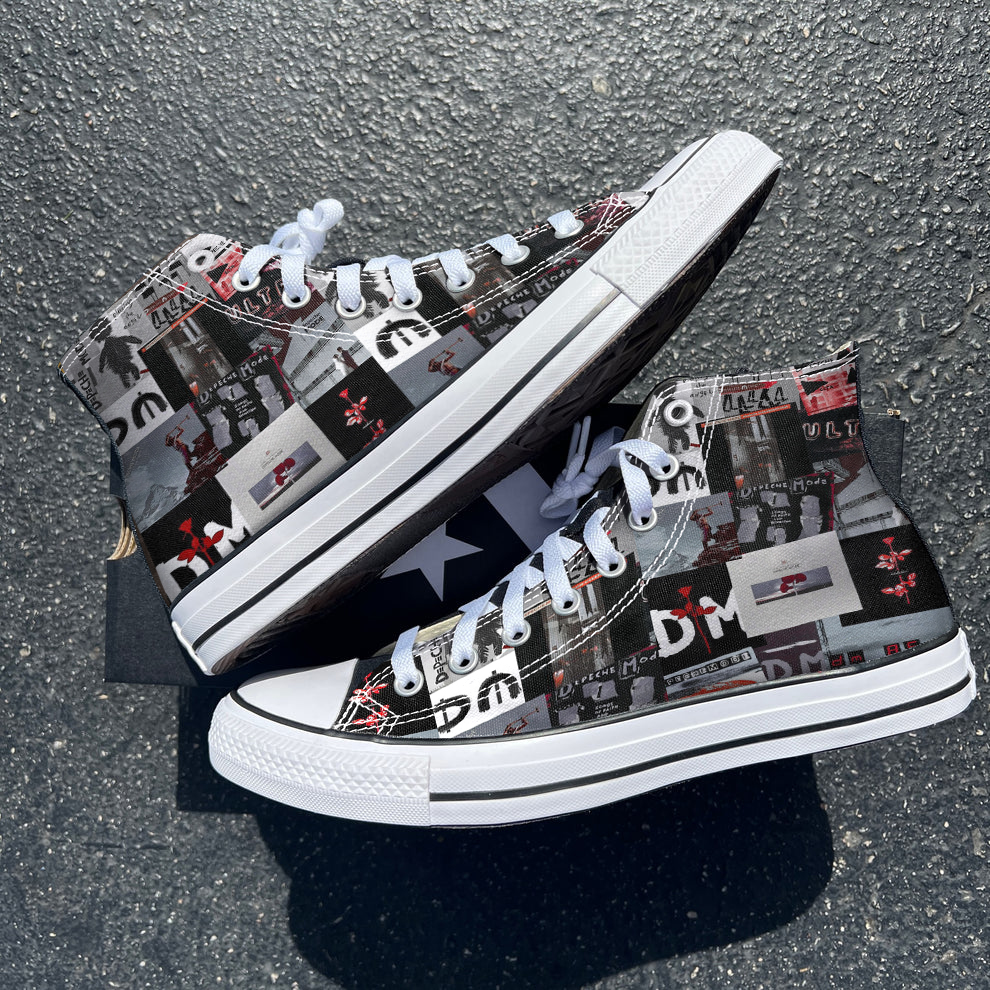 Depeche Mode High Top Shoes 1 Depeche Mode High Top Shoes