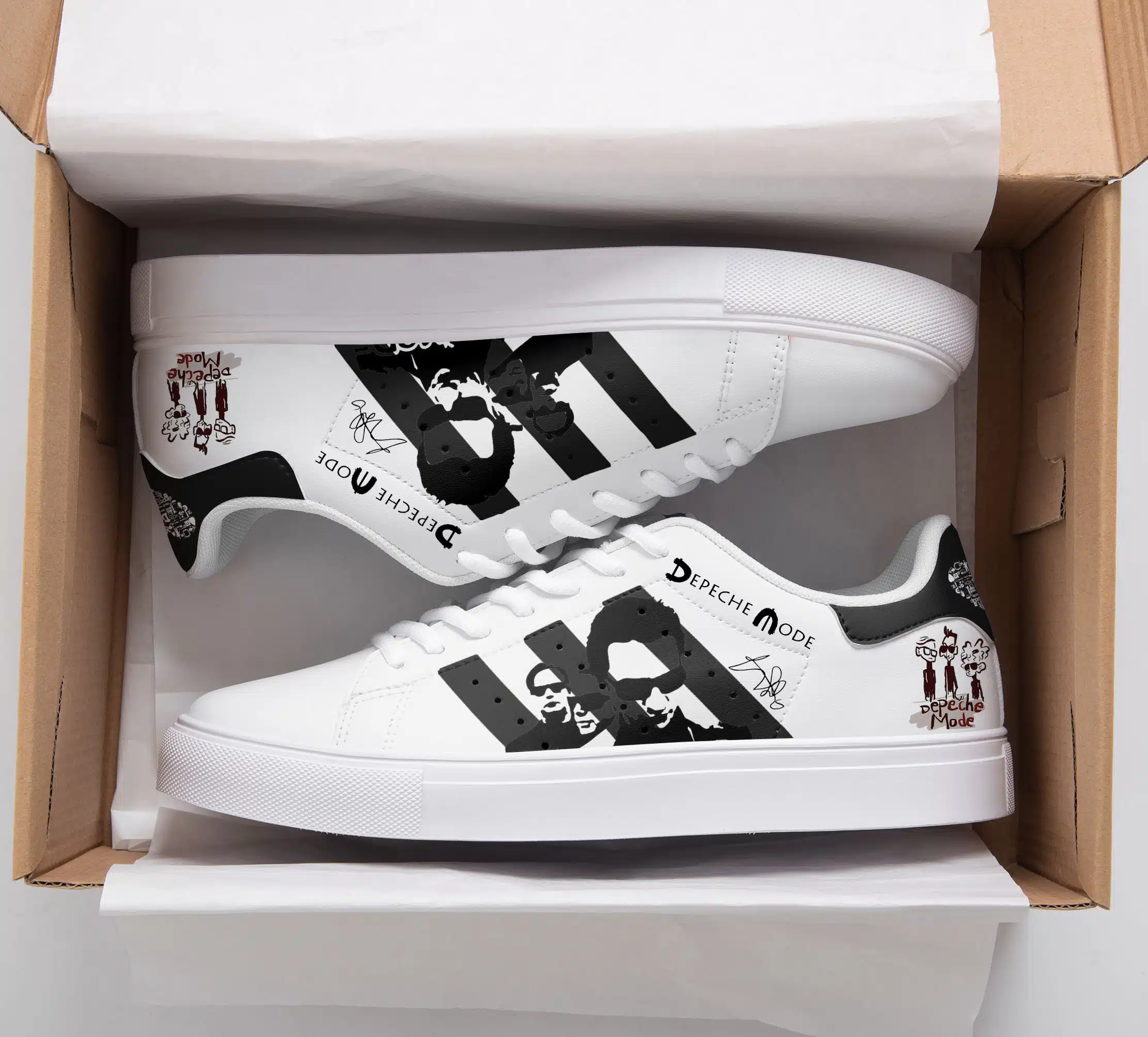 Depeche Mode Stan Smith Shoes 1 Depeche Mode Stan Smith Shoes