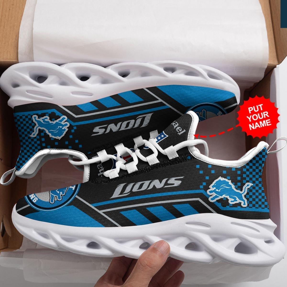 Detroit Lions A5 Max Soul Shoes 1 Detroit Lions A5 Max Soul Shoes