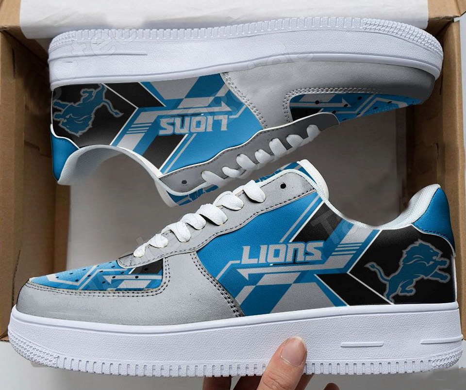 Detroit Lions Air Force Shoes 1 Detroit Lions Air Force Shoes