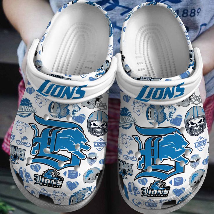 Detroit Lions Soft Clogs 1 Detroit Lions Soft Clogs