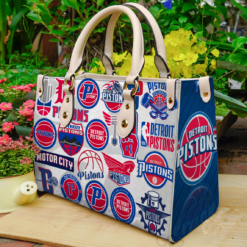 Detroit Pistons Leather Handbag
