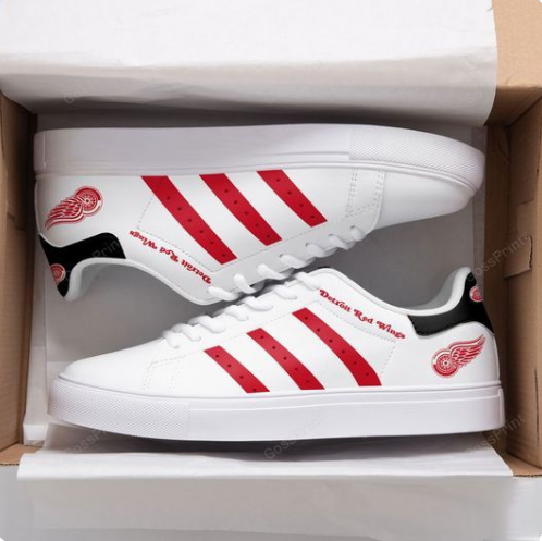 Detroit Red Wings Stan Smith Shoes 1 Detroit Red Wings Stan Smith Shoes