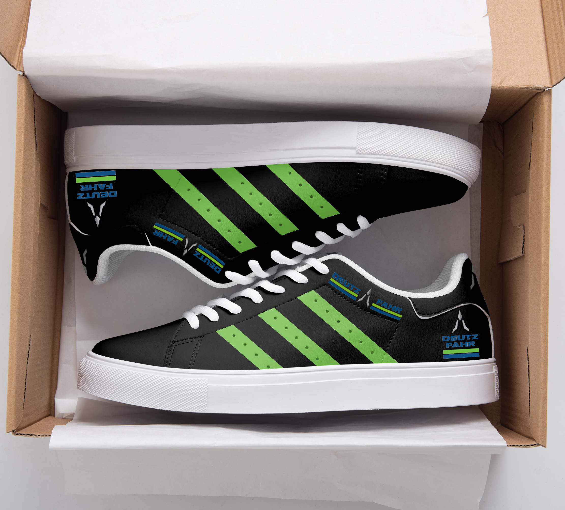 Deutz Fahr Black Stan Smith Shoes 1 Deutz Fahr Black Stan Smith Shoes