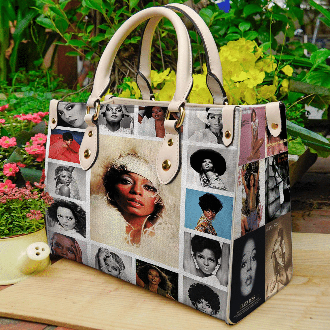 Diana Ross Leather Handbag 1 Diana Ross Leather Handbag