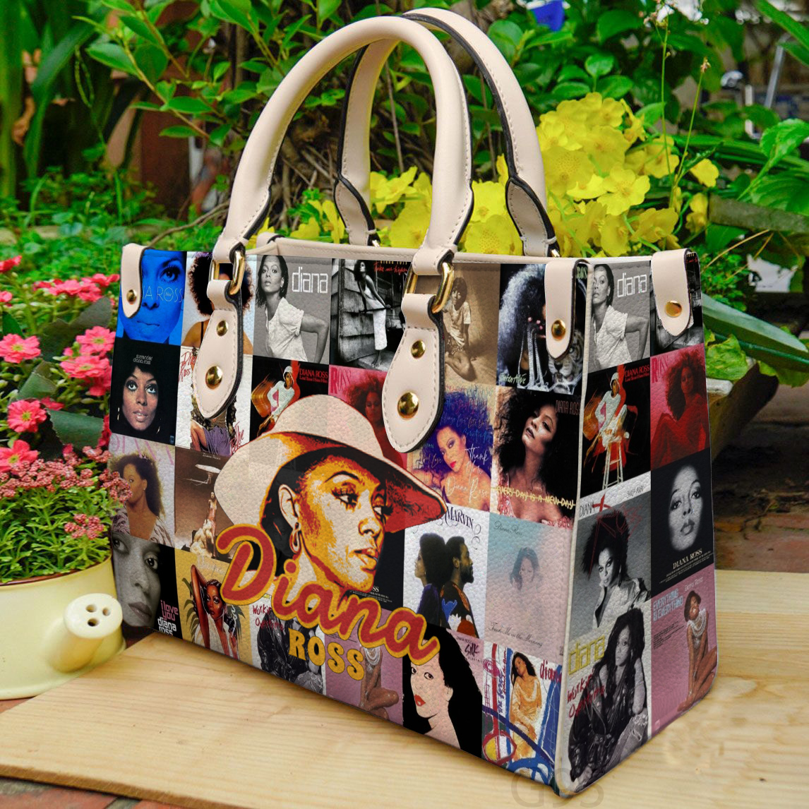 Diana Ross Leather Handbag 1 Diana Ross Leather Handbag